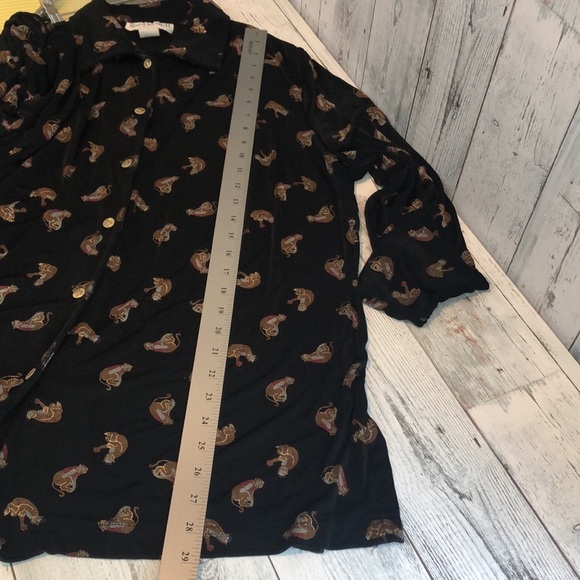 Vintage Ronni Nicole II Monkey Blouse/Jacket 18W - Picture 6 of 8